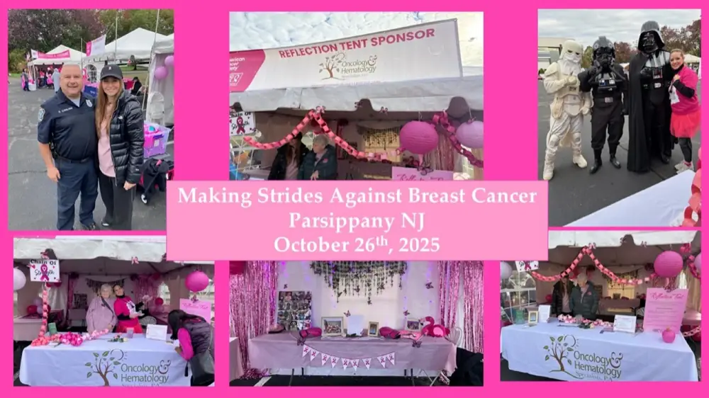 OHS Hope Brigade at the American Cancer Society Making Strides Against Breast Cancer walk in Parsippany, NJ